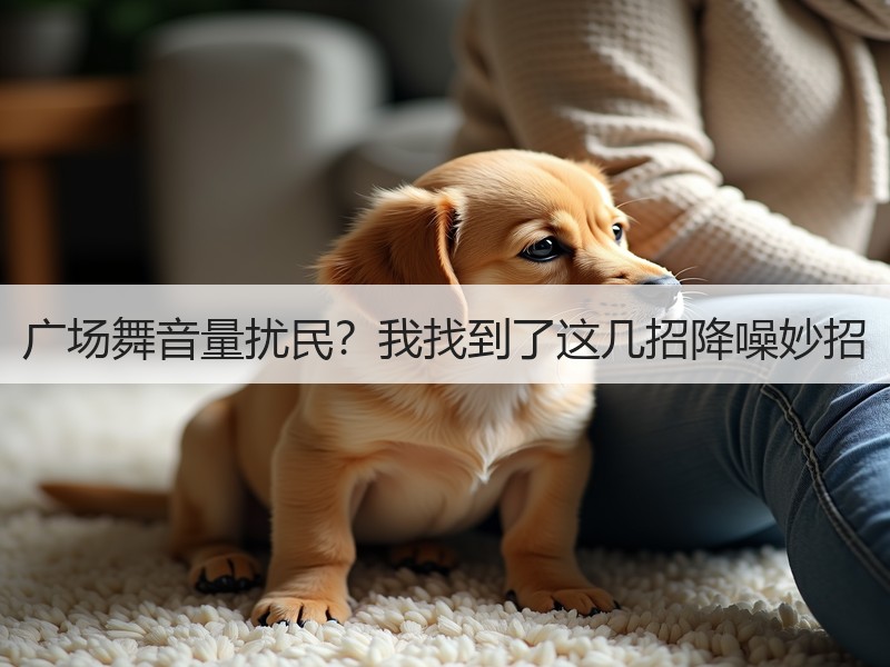 广场舞音量扰民？我找到了这几招降噪妙招