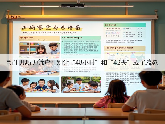 新生儿听力筛查:别让“48小时”和“42天”成了疏忽(图2) 新生儿听力筛查:别让“48小时”和“42天”成了疏忽(图2)