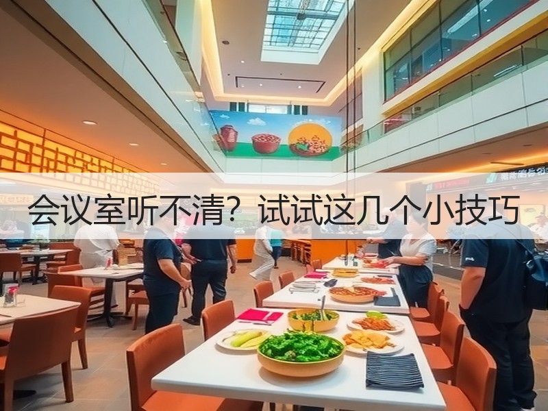 会议室听不清？试试这几个小技巧