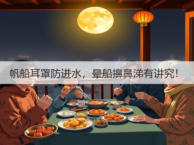 帆船耳罩防进水,晕船擤鼻涕有讲究!(图1) 帆船耳罩防进水,晕船擤鼻涕有讲究!(图1)