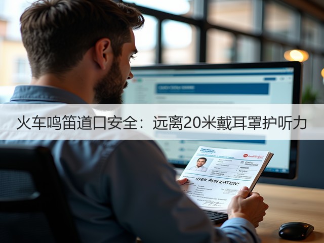 火车鸣笛道口安全：远离20米戴耳罩护听力(图1)