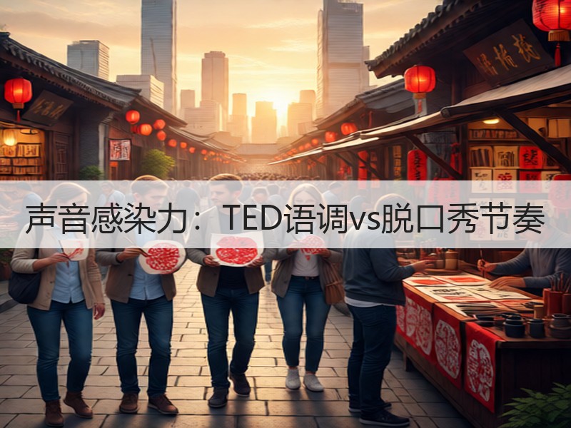 声音感染力：TED语调vs脱口秀节奏