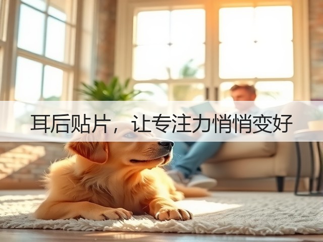 耳后贴片,让专注力悄悄变好(图3) 耳后贴片,让专注力悄悄变好(图3)