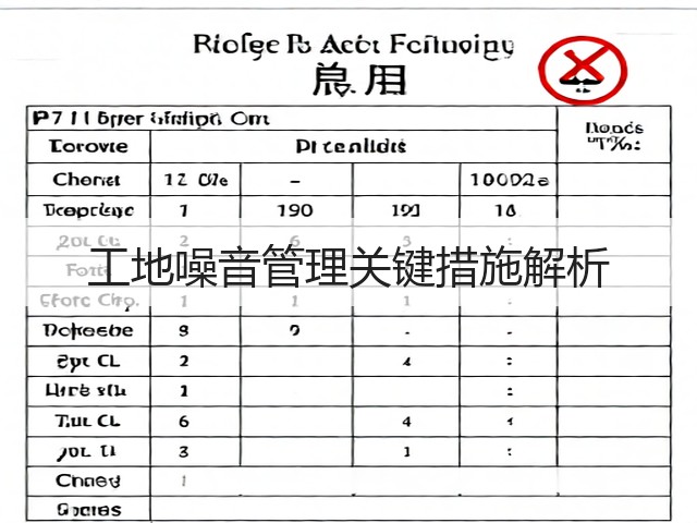 工地噪音管理关键措施解析(图3) 工地噪音管理关键措施解析(图3)