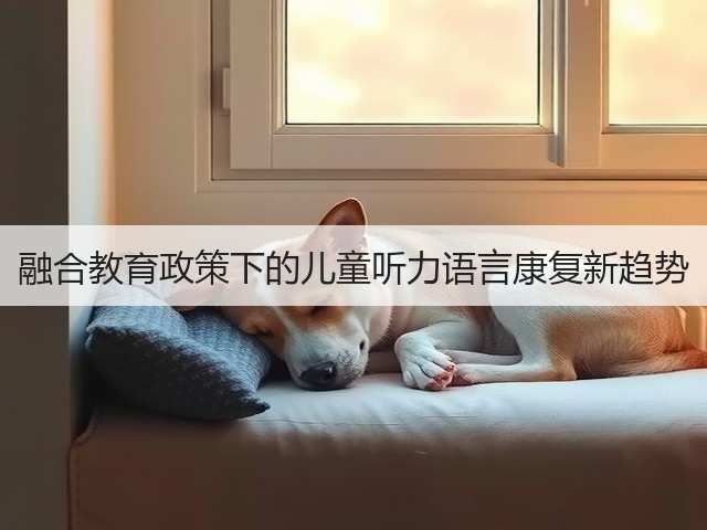 融合教育政策下的儿童听力语言康复新趋势(图1)