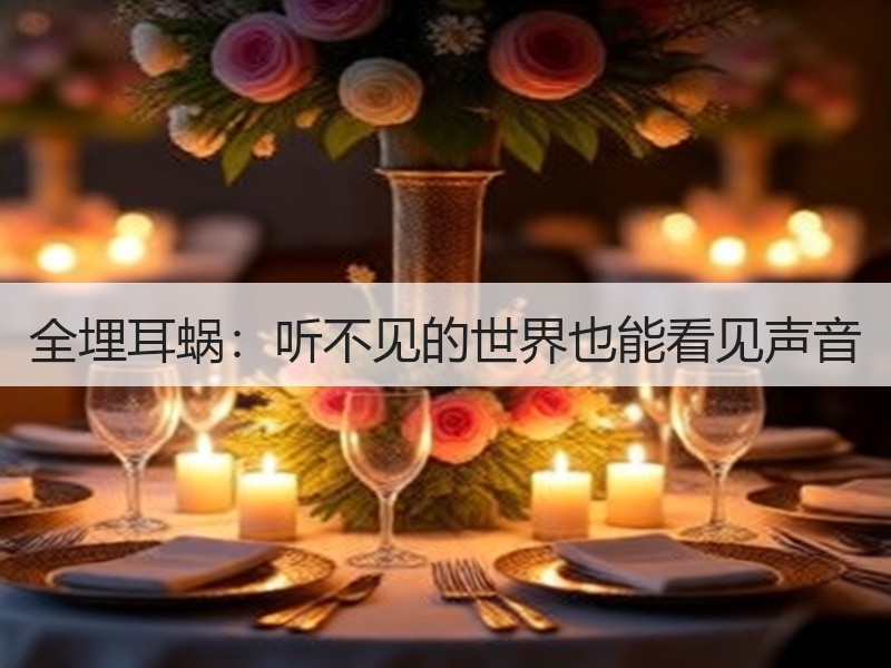 全埋耳蜗：听不见的世界也能看见声音