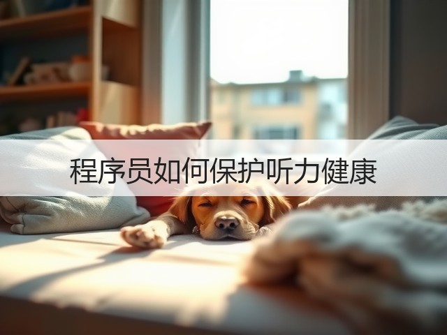 程序员如何保护听力健康(图1) 程序员如何保护听力健康(图1)