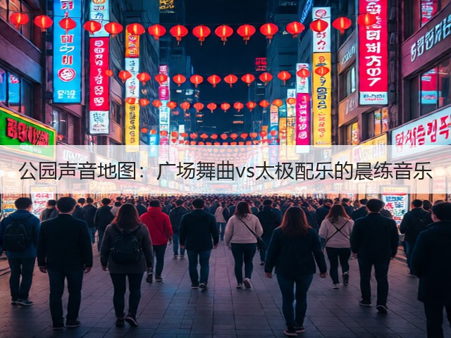 公园声音地图:广场舞曲vs太极配乐的晨练音乐(图2) 公园声音地图:广场舞曲vs太极配乐的晨练音乐(图2)
