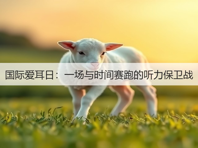 国际爱耳日:一场与时间赛跑的听力保卫战(图1) 国际爱耳日:一场与时间赛跑的听力保卫战(图1)