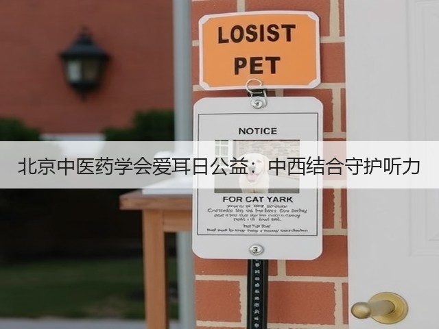 北京中医药学会爱耳日公益：中西结合守护听力(图1)