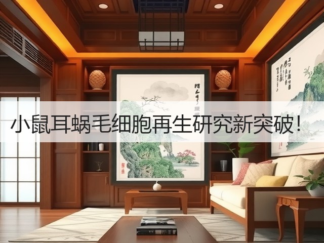 小鼠耳蜗毛细胞再生研究新突破!(图1) 小鼠耳蜗毛细胞再生研究新突破!(图1)