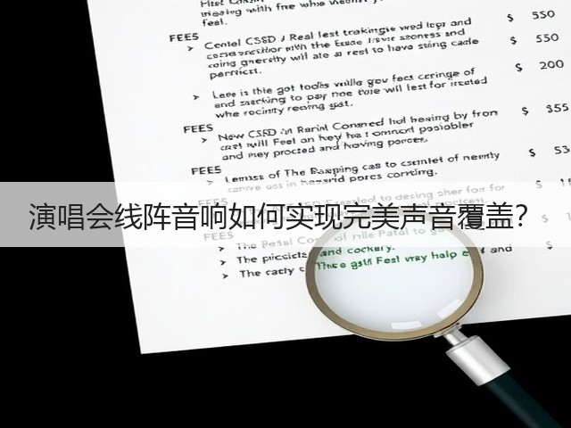 演唱会线阵音响如何实现完美声音覆盖?(图3) 演唱会线阵音响如何实现完美声音覆盖?(图3)