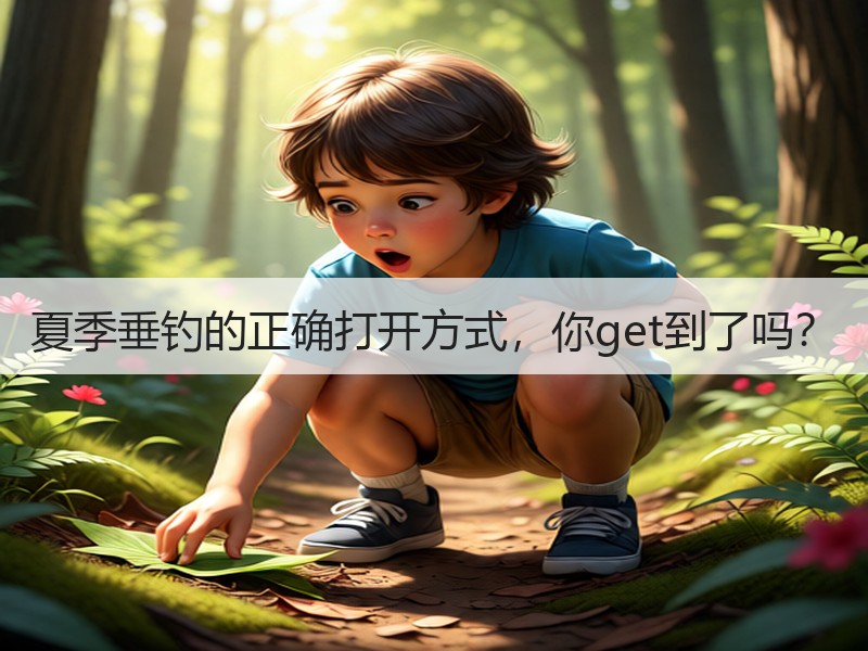 夏季垂钓的正确打开方式，你get到了吗？