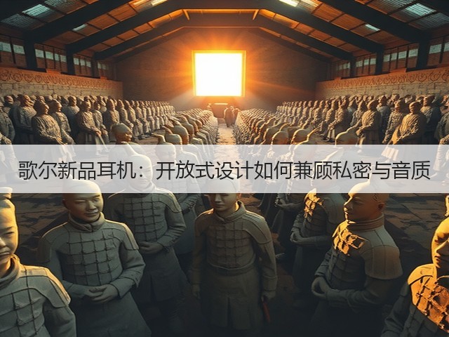 歌尔新品耳机：开放式设计如何兼顾私密与音质(图3)