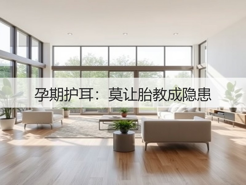 孕期护耳：莫让胎教成隐患