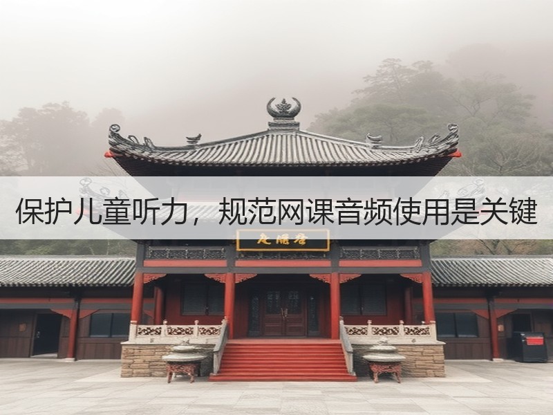 保护儿童听力，规范网课音频使用是关键