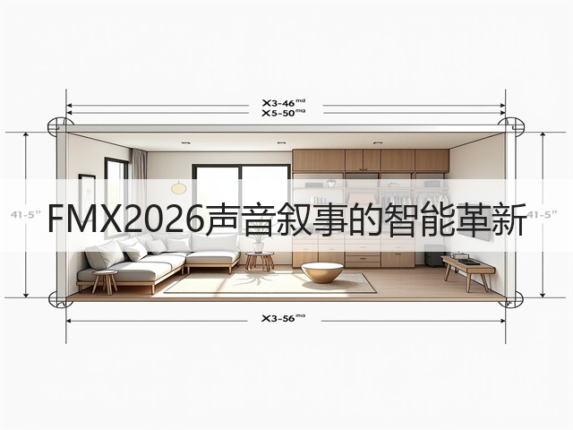 FMX2026声音叙事的智能革新(图3) FMX2026声音叙事的智能革新(图3)