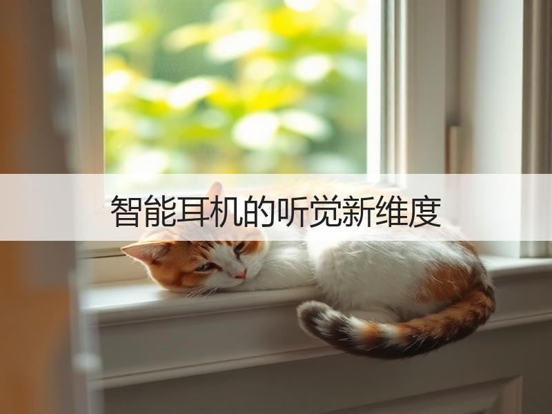 智能耳机的听觉新维度