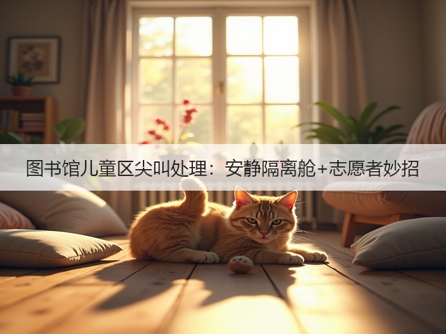 图书馆儿童区尖叫处理：安静隔离舱+志愿者妙招(图2)
