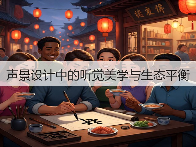 声景设计中的听觉美学与生态平衡(图2) 声景设计中的听觉美学与生态平衡(图2)