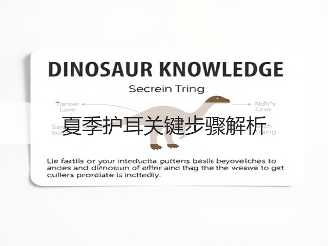 夏季护耳关键步骤解析(图3) 夏季护耳关键步骤解析(图3)