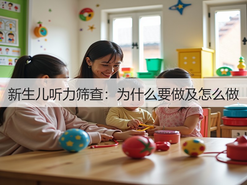 新生儿听力筛查：为什么要做及怎么做