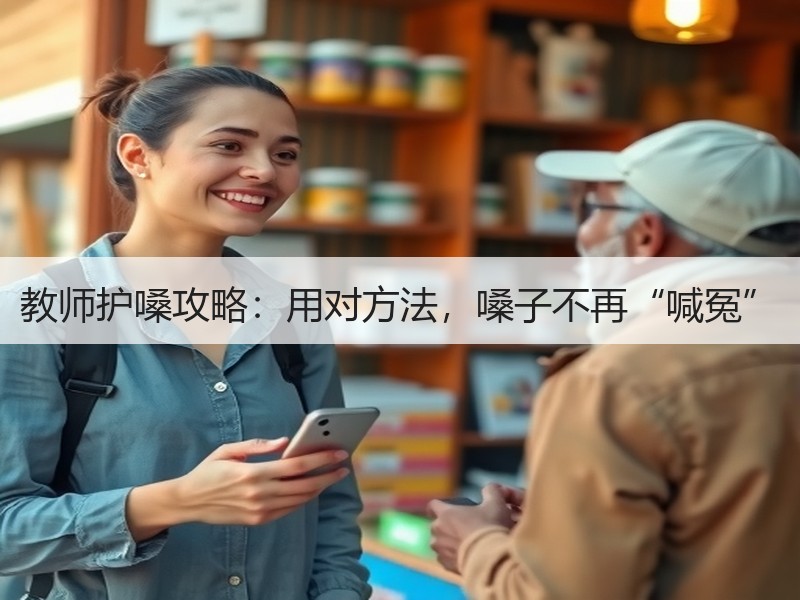 教师护嗓攻略：用对方法，嗓子不再“喊冤”