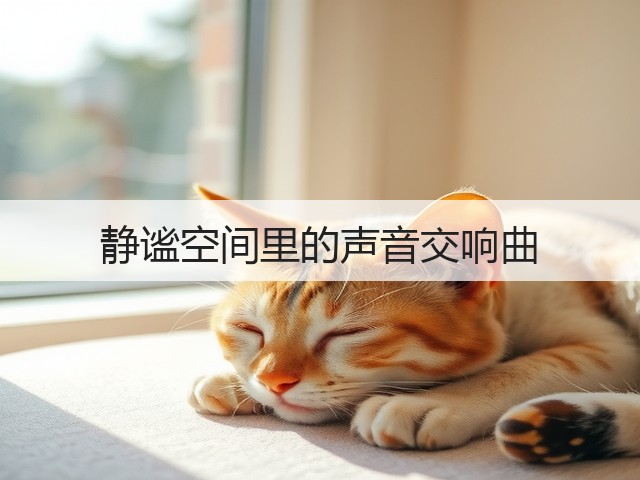 静谧空间里的声音交响曲(图2) 静谧空间里的声音交响曲(图2)