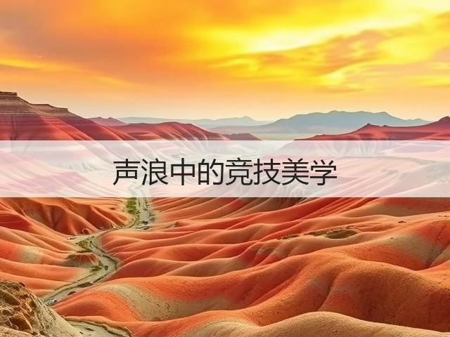 声浪中的竞技美学(图1)