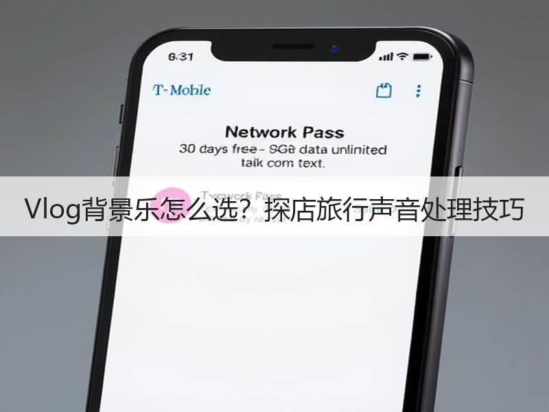 Vlog背景乐怎么选？探店旅行声音处理技巧