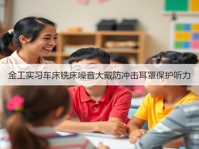 金工实习车床铣床噪音大戴防冲击耳罩保护听力(图2)