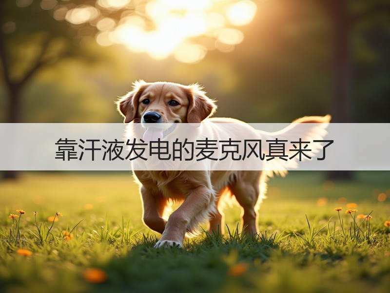 靠汗液发电的麦克风真来了