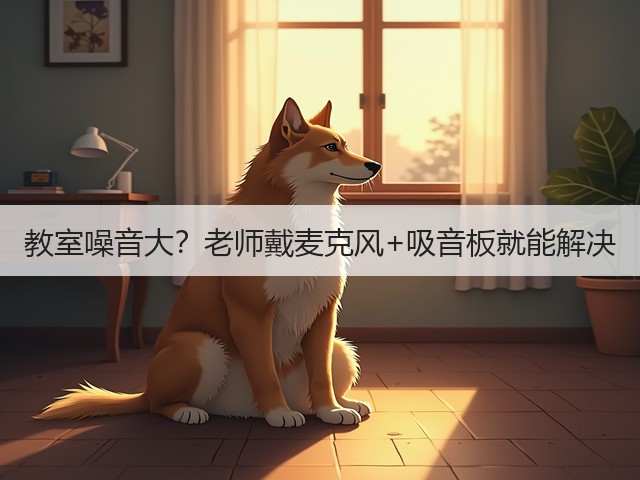 教室噪音大?老师戴麦克风+吸音板就能解决(图1) 教室噪音大?老师戴麦克风+吸音板就能解决(图1)