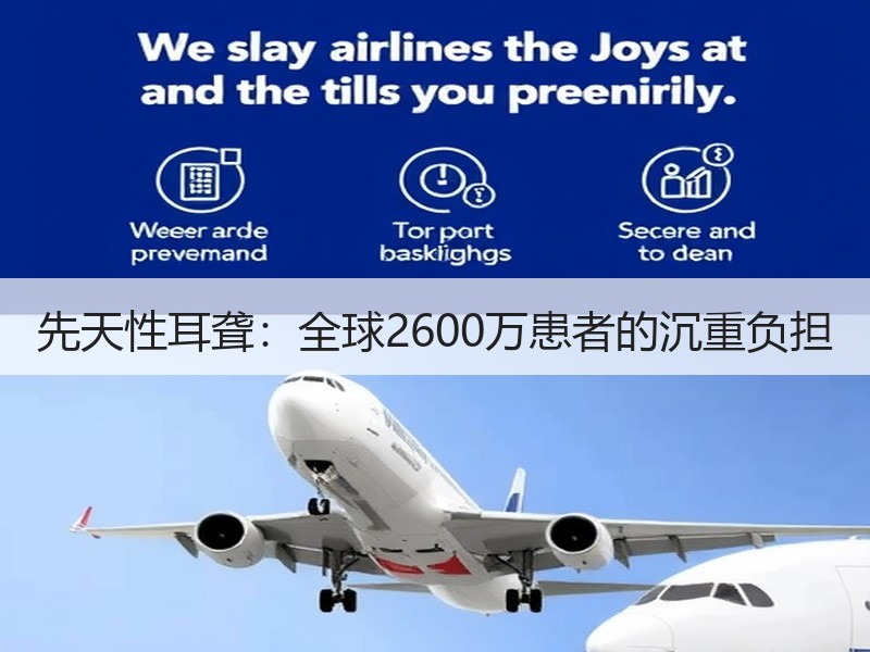 先天性耳聋：全球2600万患者的沉重负担