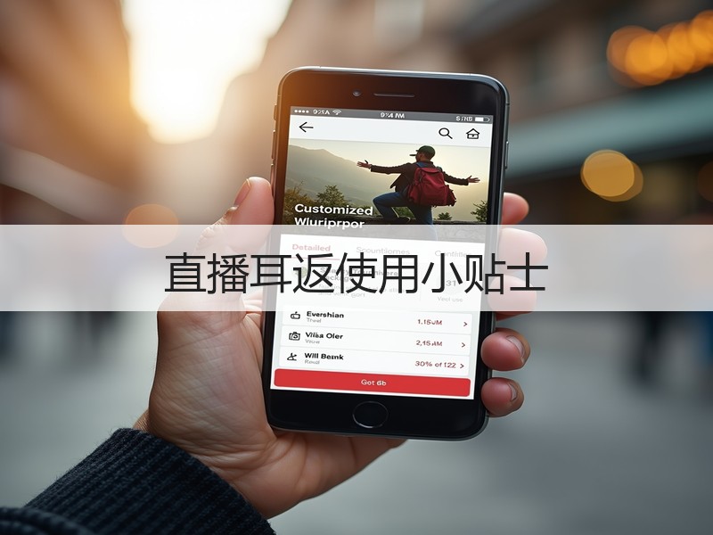 直播耳返使用小贴士