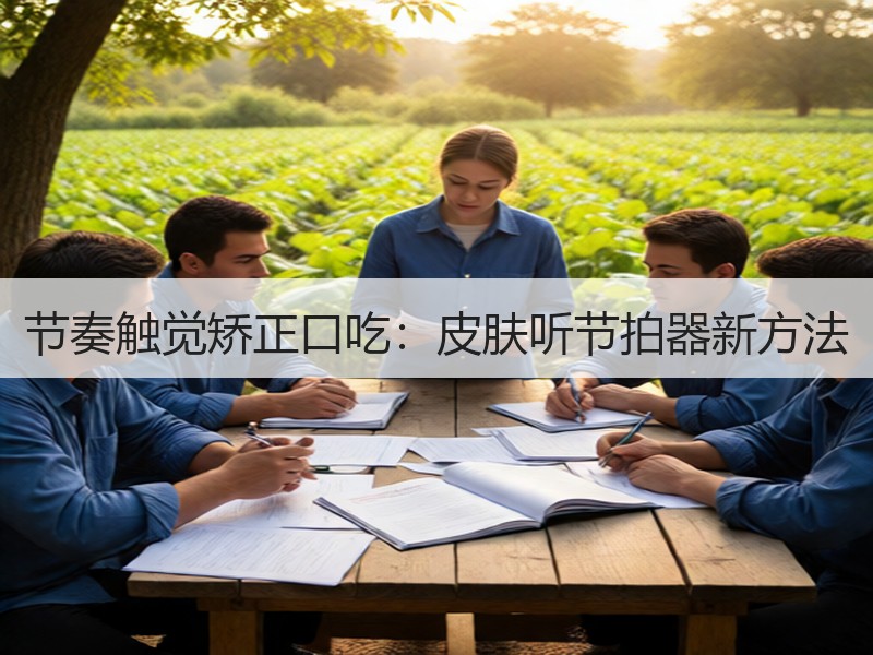 节奏触觉矫正口吃：皮肤听节拍器新方法