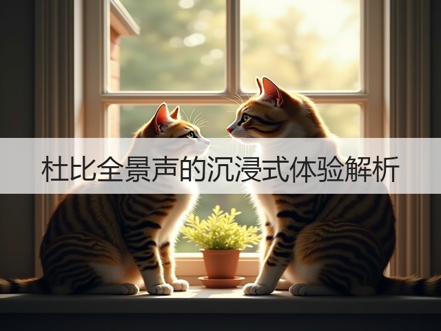 杜比全景声的沉浸式体验解析(图3) 杜比全景声的沉浸式体验解析(图3)
