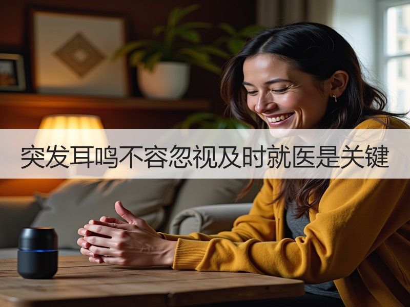 突发耳鸣不容忽视及时就医是关键