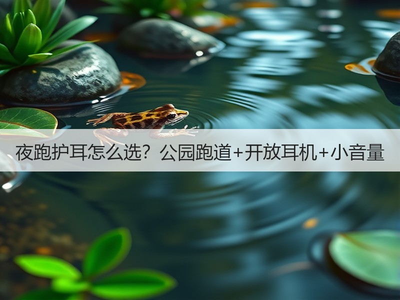 夜跑护耳怎么选？公园跑道+开放耳机+小音量