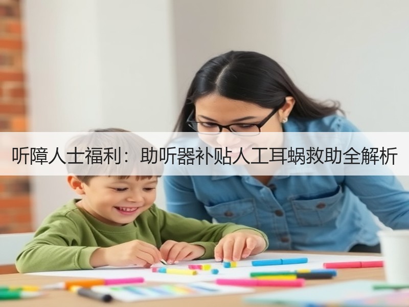 听障人士福利：助听器补贴人工耳蜗救助全解析