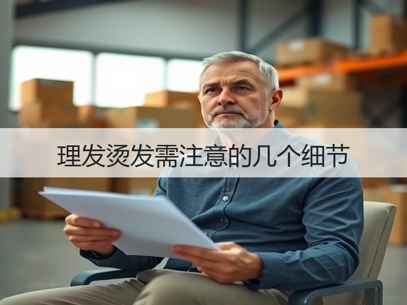 理发烫发需注意的几个细节