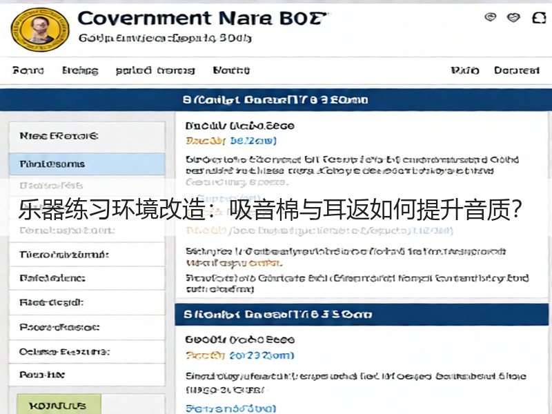 乐器练习环境改造：吸音棉与耳返如何提升音质？