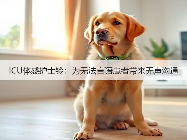 ICU体感护士铃：为无法言语患者带来无声沟通(图3)