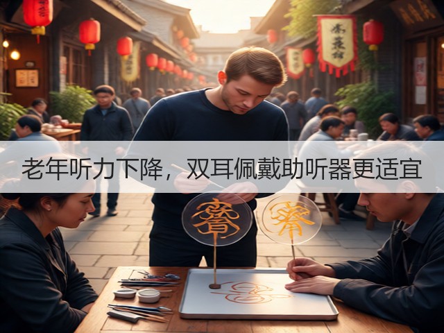 老年听力下降，双耳佩戴助听器更适宜(图3)