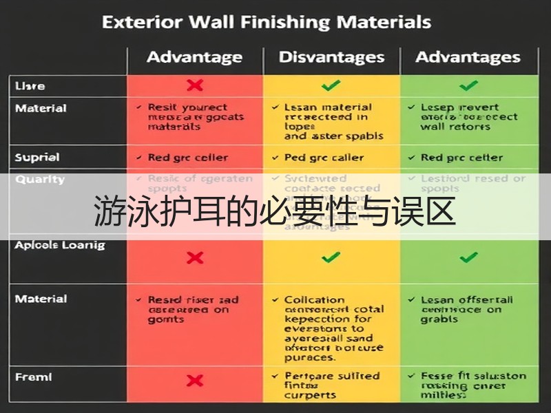 游泳护耳的必要性与误区