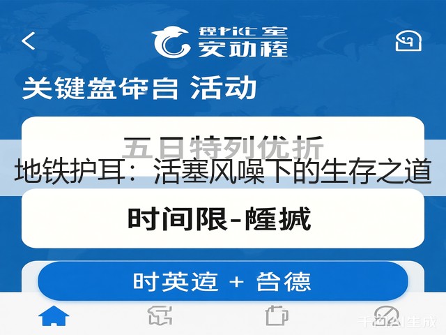 地铁护耳:活塞风噪下的生存之道(图2) 地铁护耳:活塞风噪下的生存之道(图2)