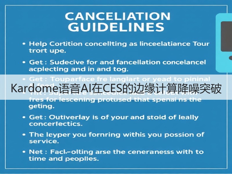 Kardome语音AI在CES的边缘计算降噪突破