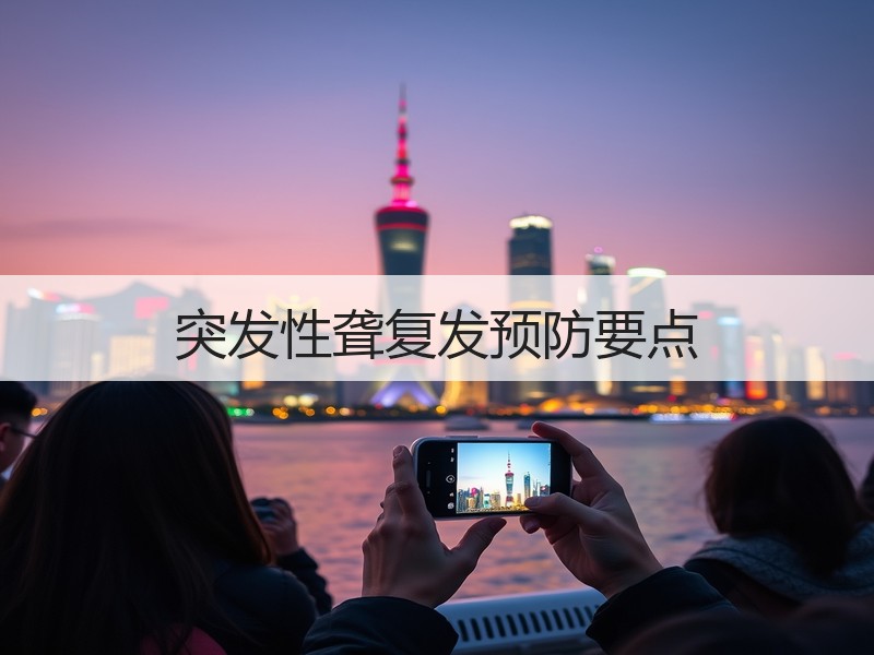 突发性聋复发预防要点