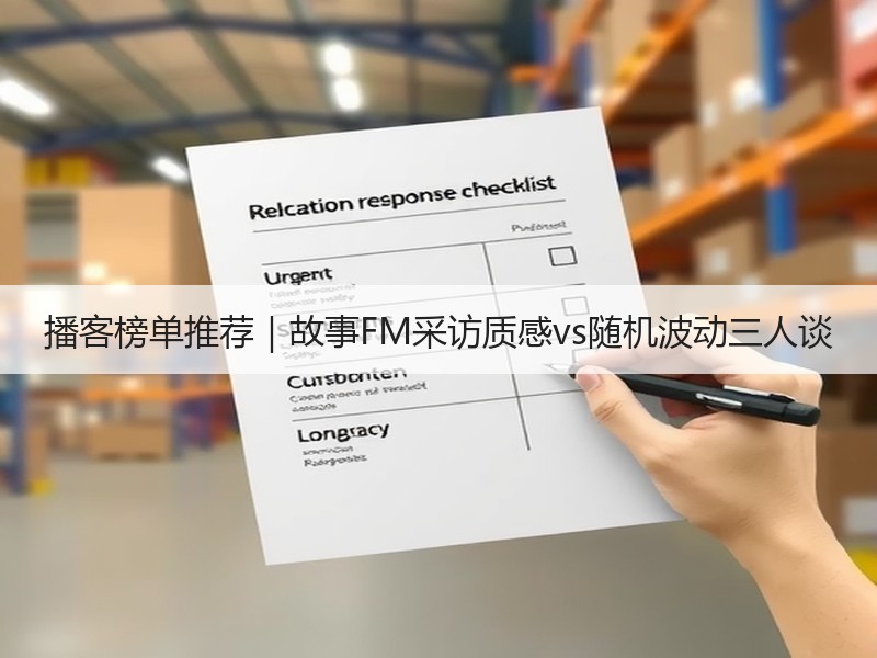 播客榜单推荐｜故事FM采访质感vs随机波动三人谈
