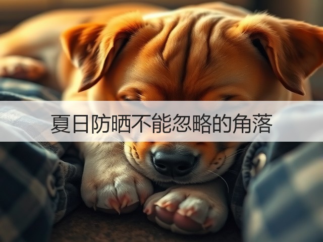 夏日防晒不能忽略的角落(图1) 夏日防晒不能忽略的角落(图1)
